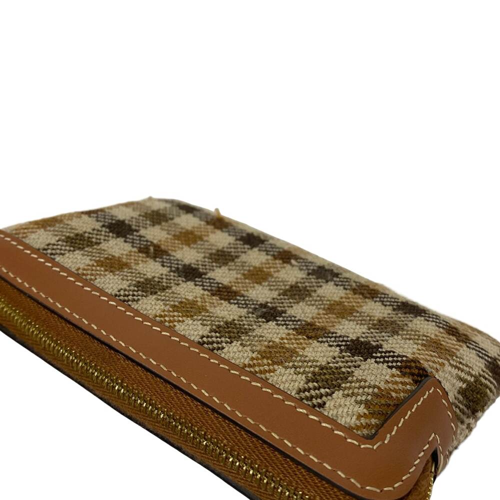 Celine Coin Case Beige Brown Multi Wool Leather - Picture 5 of 8